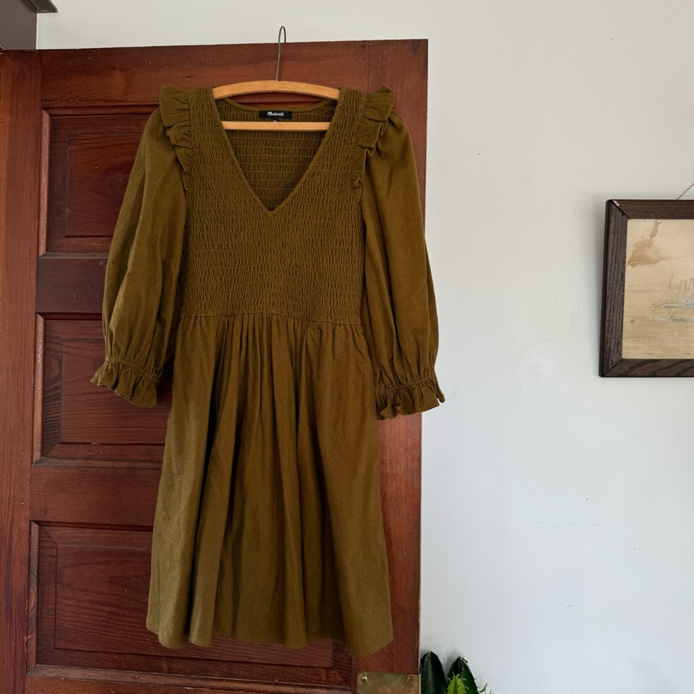 Madewell Puff Sleeve Dress